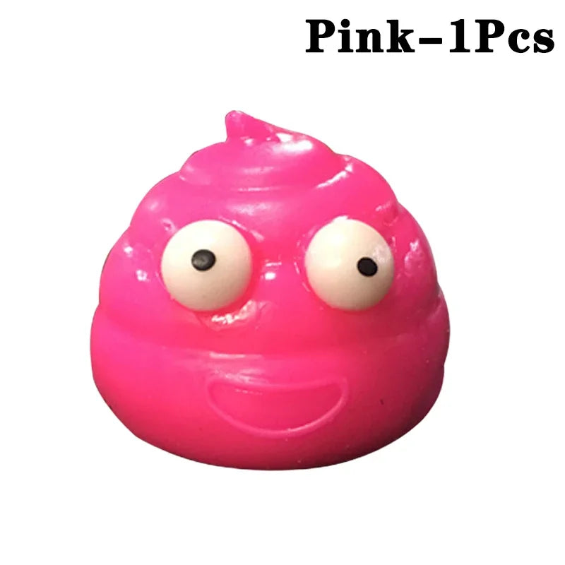 1-10PCS Giocattoli per ridurre lo stress Palline sparse Gadget per ridurre lo stress Palla appiccicosa Cacca Giocattoli peculici Giocattoli per ridurre lo stress