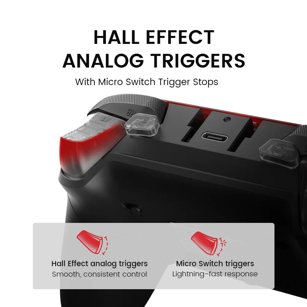 Controller GameSir G7 Pro per Xbox Series X | S, Xbox One X | S, Steam, PC, Telefono Android - Effetto Hall, Base di ricarica, Giroscopio