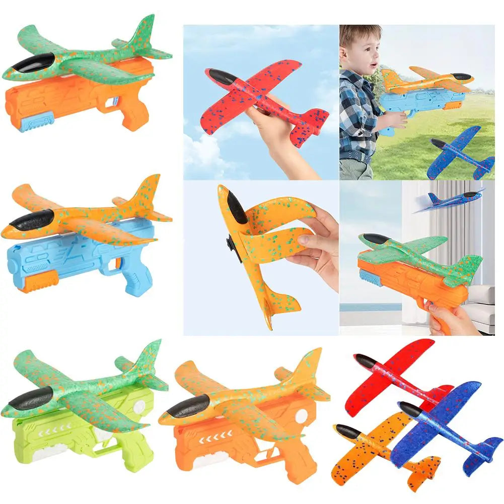 Aliante In Schiuma Per Bambini, Aereo Volante Da Lanciare All'Aperto, Gioco Da Esterni Sicuro