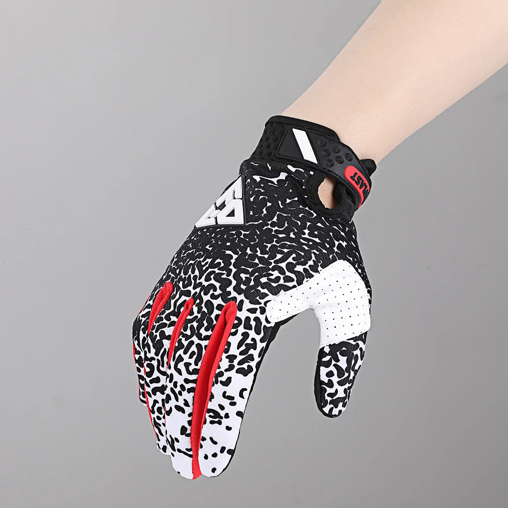 Guanti Da Ciclismo Dita Lunghe Antiscivolo Touchscreen In Poliestere Fistplast Vestibilità Universale