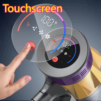 Ideach V18 Aspirapolvere Senza Fili Portatile Per La Casa Con Batteria Rimovibile 550W Controllo Touchscreen