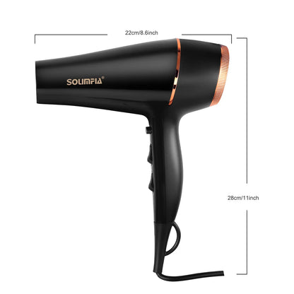 Asciugacapelli professionale a 6 livelli per salone di grado industriale, asciugatura rapida, strumento per lo styling dei capelli ad alta temperatura, barbecue per la casa