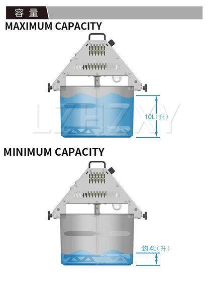 Macchina Multifunzione Per Alimenti Con Mescolatore Integrato 10L 50W 220V Friggere E Mescolare