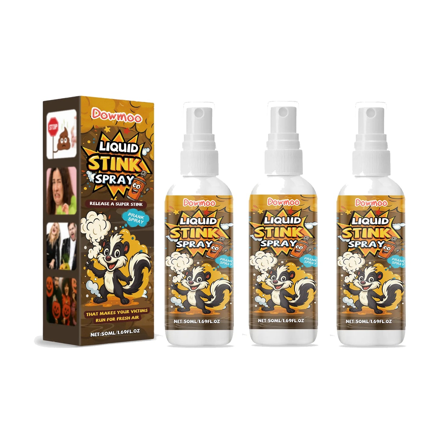 Spray Realistico Con Odore Di Cacca Per Scherzi E Feste Trucco Portatile E Sicuro