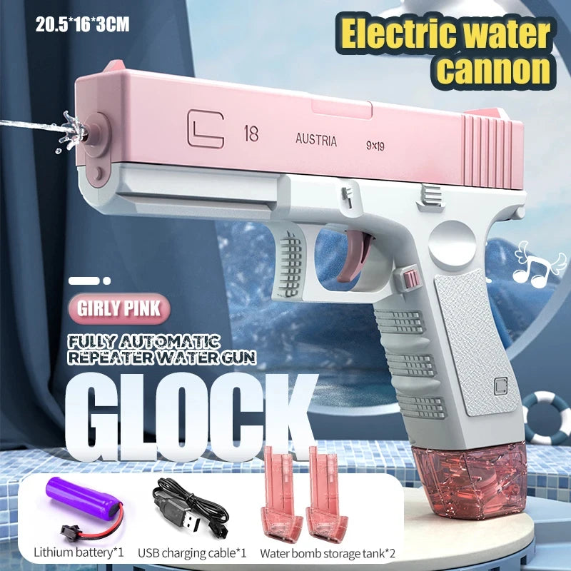 Pistola Ad Acqua Elettrica Ad Alta Capacità Per Giochi Estivi All'aperto Spiaggia Piscina