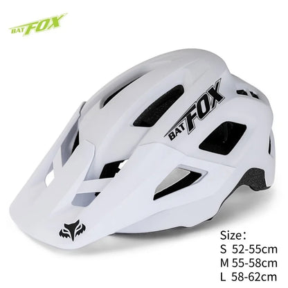 Casco Da Bicicletta Batfox Speedframe MTB Leggero Con Certificazione CE Aerodinamico E Protezione Affidabile