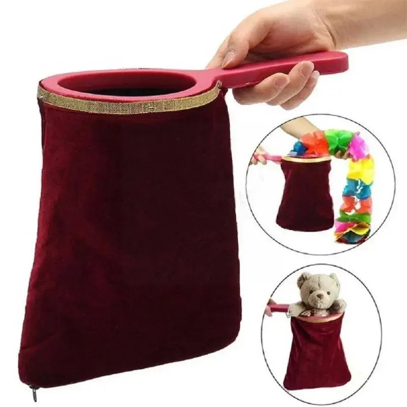 Borsa Per Cambio Magico Con Maniglia A Torsione Oggetti Che Scompaiono Spettacolo Di Magia Per Feste