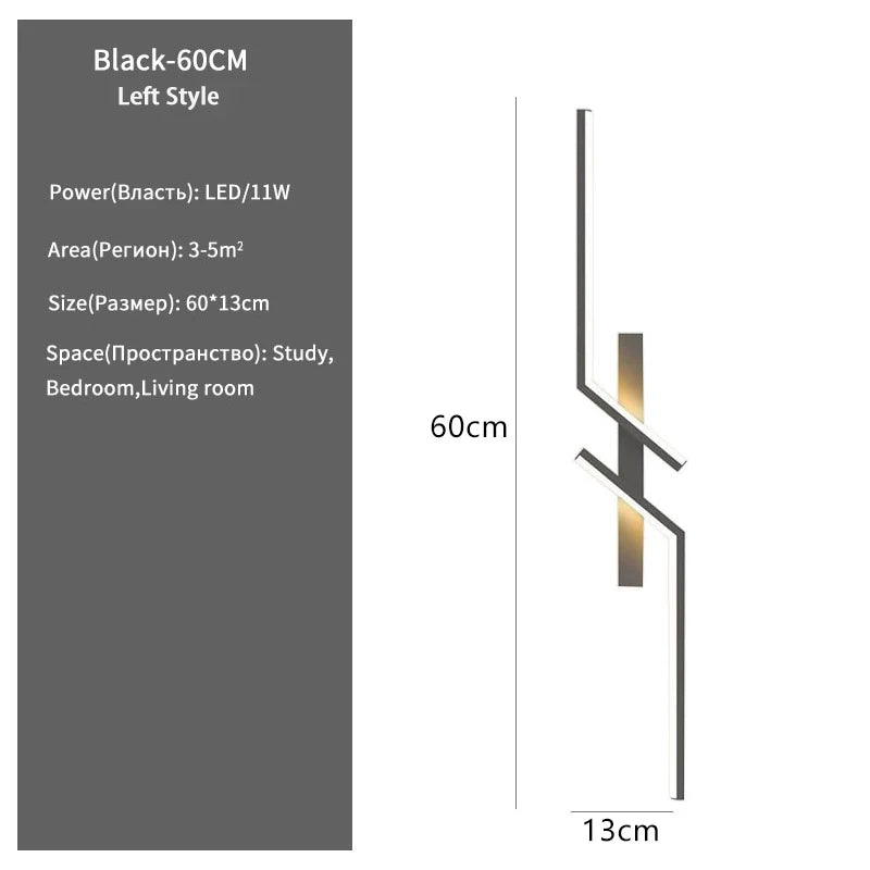 Lampada Da Parete A LED Per Camera Da Letto E Soggiorno Sconce Minimalista Con Illuminazione Uniforme