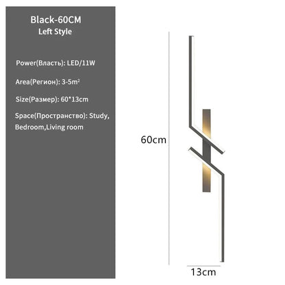 Lampada Da Parete A LED Per Camera Da Letto E Soggiorno Sconce Minimalista Con Illuminazione Uniforme