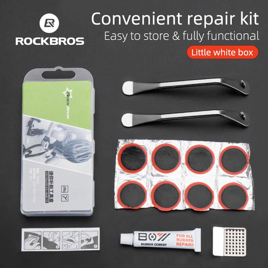 Kit Strumenti Multifunzionali Per Biciclette Rockbros Con Leve Per Pneumatici Riparazione Portatile