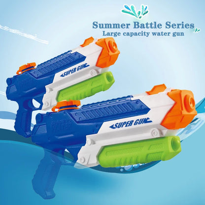 Pistola Ad Acqua 400cc Lungo Raggio Giocattolo Estivo Per Piscina Spiaggia Prato