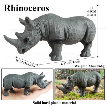 Oenux Modello Fattoria Fauna Selvatica Figurine Animali Per Bambini Regalo Educativo Interattivo