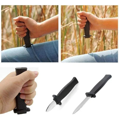 Coltello Finto Retrattile In Plastica Per Trucchi Halloween Realistico E Sicuro Per Adulti
