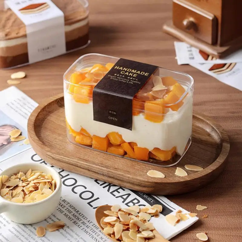 Scatole Trasparenti In PP Con Coperchio Per Conservare Biscotti E Snack Confezioni Per Prodotti Da Forno