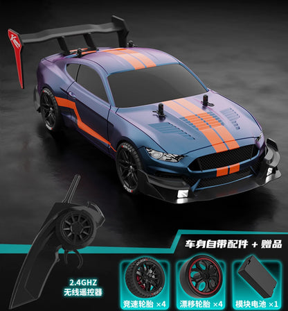 RTR MUSTANG 2.4G Drift Car 1:14 4WD Auto elettriche telecomandate Auto da corsa ad alta velocità RC Auto da corsa Giocattoli per bambini