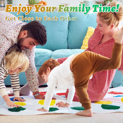Twister Gioco Da Pavimento Con Tappetino E Spinner Intrattenimento Per Feste In Famiglia
