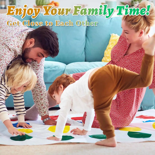 Twister Gioco Da Pavimento Con Tappetino E Spinner Intrattenimento Per Feste In Famiglia