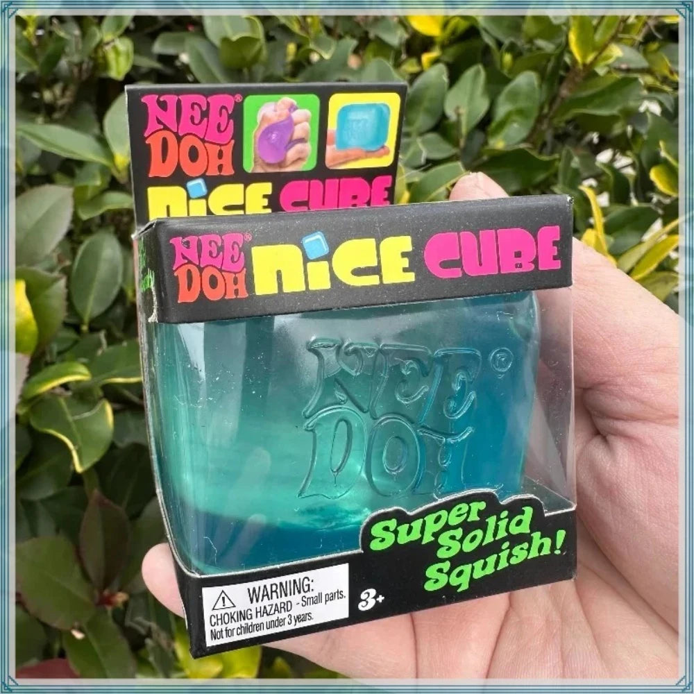 Schylling Nee Doh Nice-Sicle Cubo Sensoriale, Giocattolo Morbido Antistress, Ideale per Ansia e Concentrazione