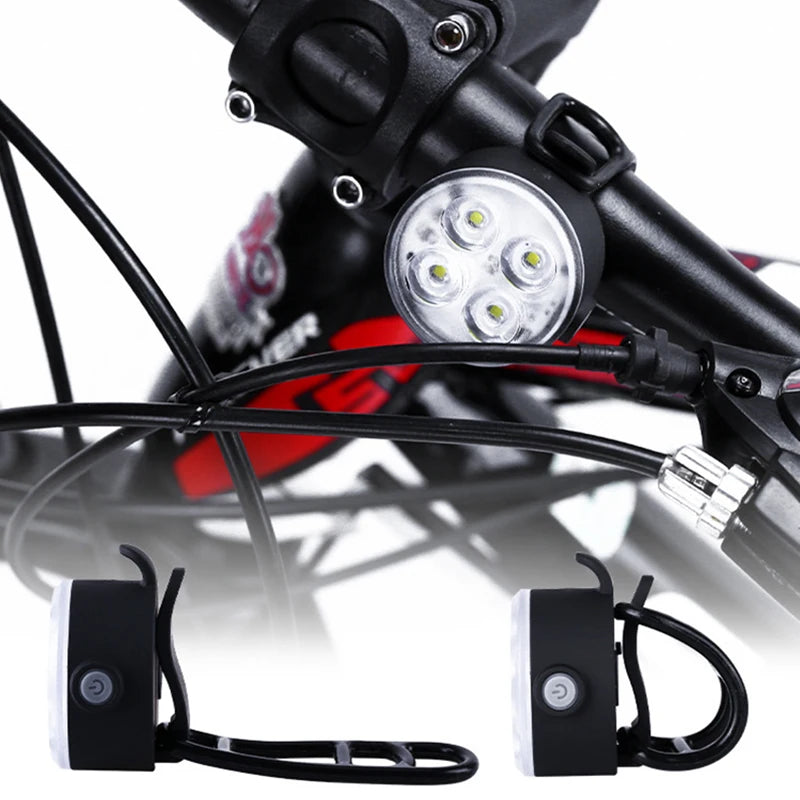 Set Luci Da Bicicletta Ricaricabili Frontale E Posteriore Impermeabili USB MTB Con Alta Luminosità