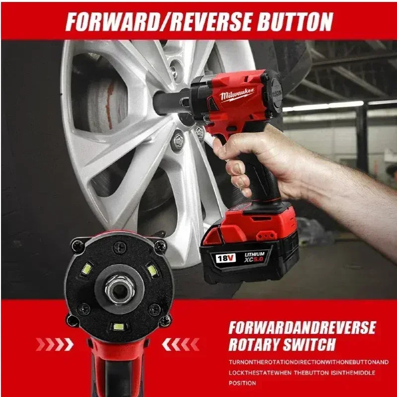 Milwaukee Kit Utensili 18V Trapano Avvitatore Percussione Smerigliatrice Angolare Sega Circolare Brushless