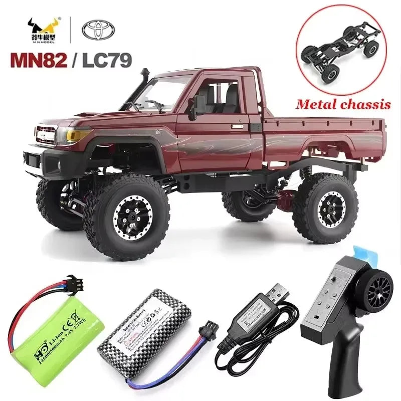 MN82S MN82 Toyota Rc 4x4 Rc CAR 2.4g 1/12 Full Scale Off-road telecomando RC Crawler CAR ragazzo telecomando auto giocattolo regalo
