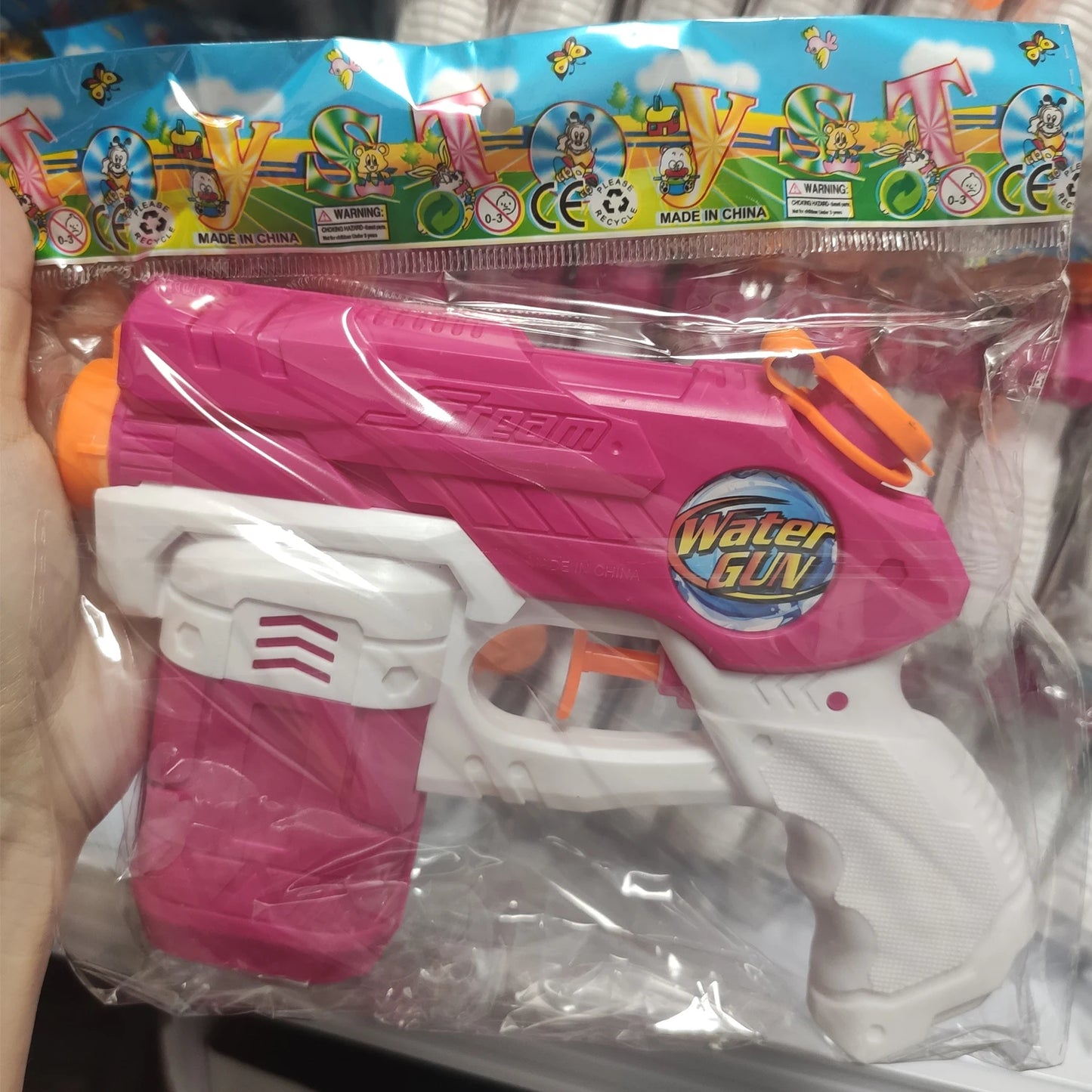 Pistola Ad Acqua Per Bambini 300ml Giocattolo Spiaggia Esterno Estate Mare All Aperto