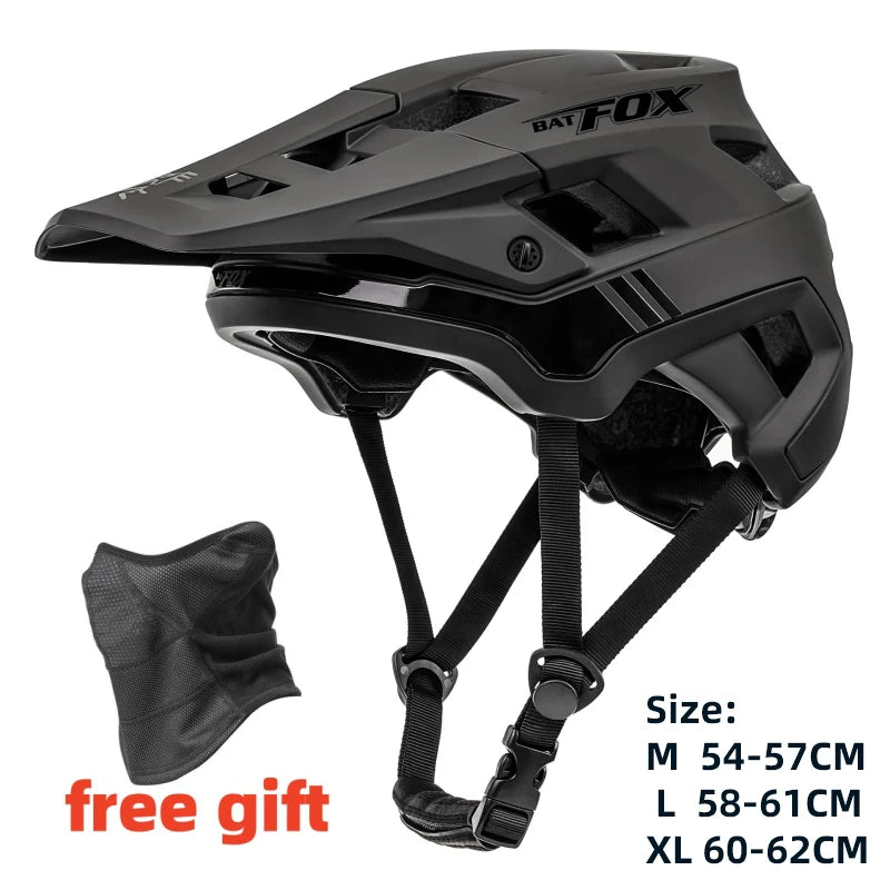 Casco Da Bicicletta Batfox Speedframe MTB Leggero Con Certificazione CE Aerodinamico E Protezione Affidabile