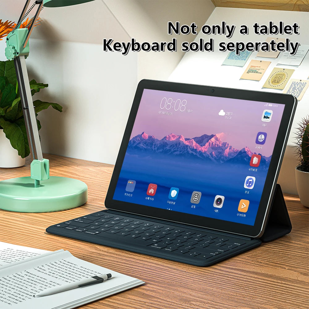 Tablet Android Octa Core 11 Pollici Con 8GB RAM 256GB ROM Dual SIM 5G 8000mAh Con Custodia Tastiera