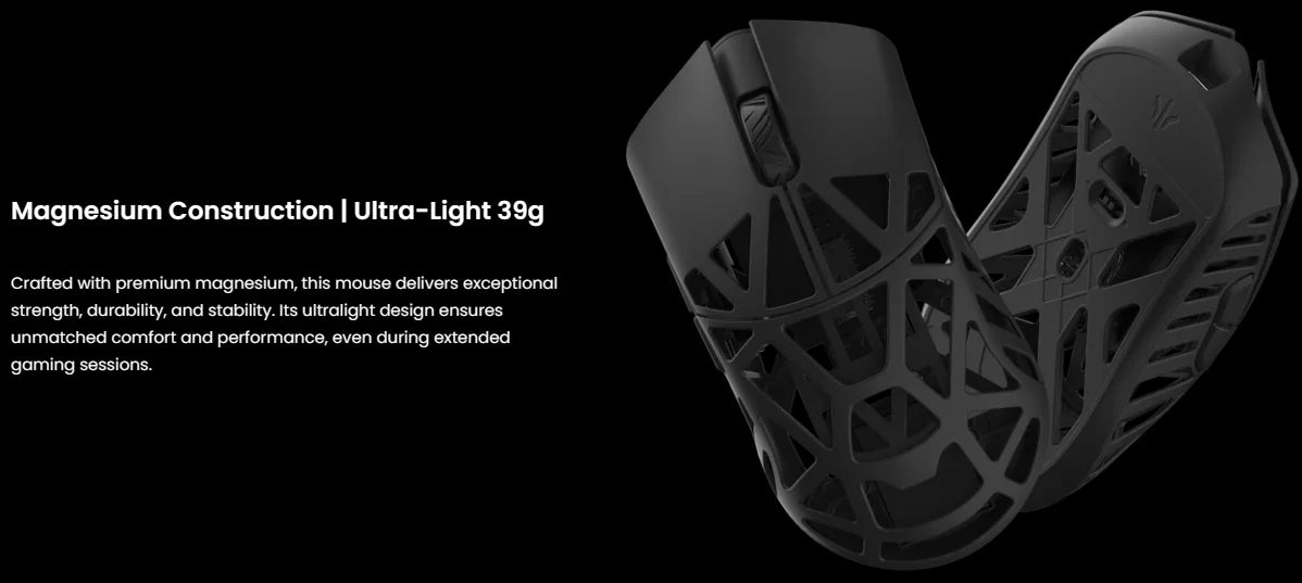 WLMOUSE Beast X Pro Mouse da gioco in magnesio Mouse da gioco FPS wireless in lega di magnesio leggero 39 g