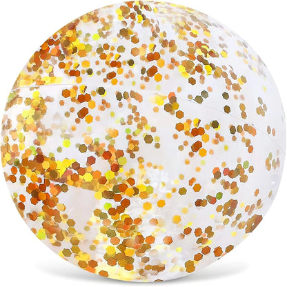 Pallone Da Spiaggia Gonfiabile 40 Cm Colorato Per Giochi In Piscina E Feste Estive