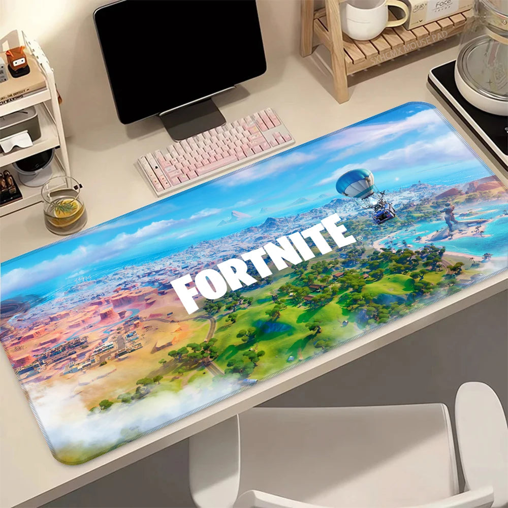 Tappetino Da Mouse Da Gioco Con Design Anime Fortnite Deskmat Alta Risoluzione Per PC Gaming