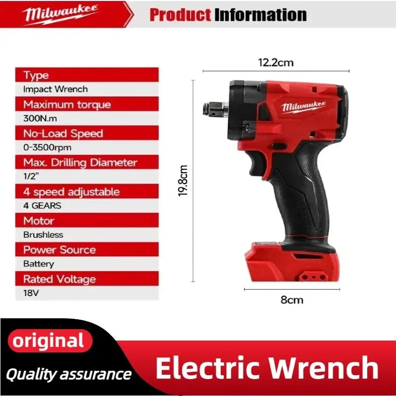 Milwaukee Kit Utensili 18V Trapano Avvitatore Percussione Smerigliatrice Angolare Sega Circolare Brushless