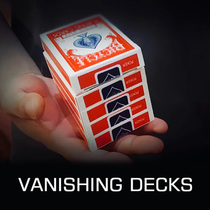 Mazzi Di Fuga Rosso Blu Per Magia Da Vicino Set Carte Per Mentalismo Illusioni Professionale