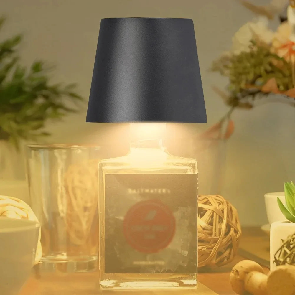 Lampada Da Tavolo Senza Fili Per Bottiglie Di Vino Led Esterno Con Controllo Touch Ideale Per Ristoranti E Bar