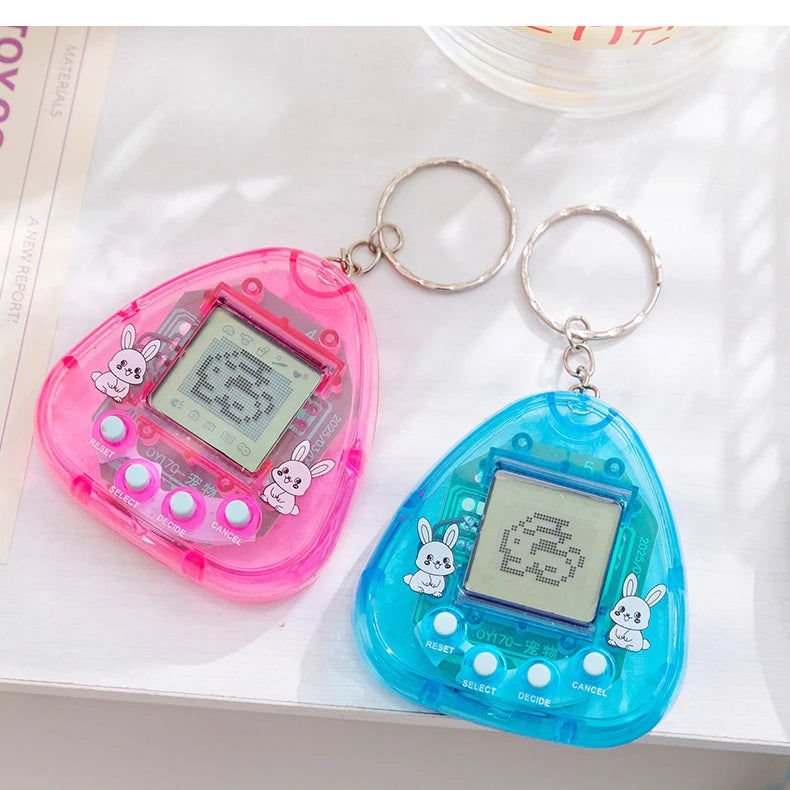 1PC Animali Elettronici Trasparenti Nostalgici 168 Animali Domestici In Uno Virtuale Cyber Digitale Nostalgico Giocattoli Divertenti Pixel Gioco Divertente