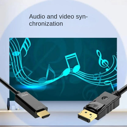 Cavo DisplayPort A HDMI 4K 1,8 m Connettore Maschio A Femmina Per Proiettore Monitor