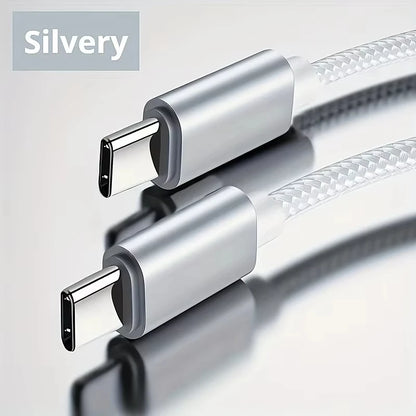 Cavo di ricarica rapida 60W da USB-C a USB-C 1M 2M 3M, cavo dati PD per iPhone 15 16 17 Pro Max, Xiaomi, Samsung, Huawei