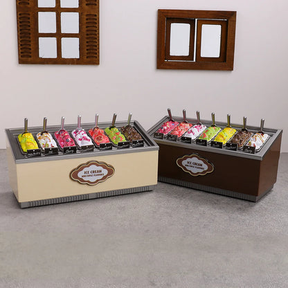 Distributore Automatico Di Gelati In Miniatura Multigusto Per Decorazioni Casa Delle Bambole E Scene Di Supermercato