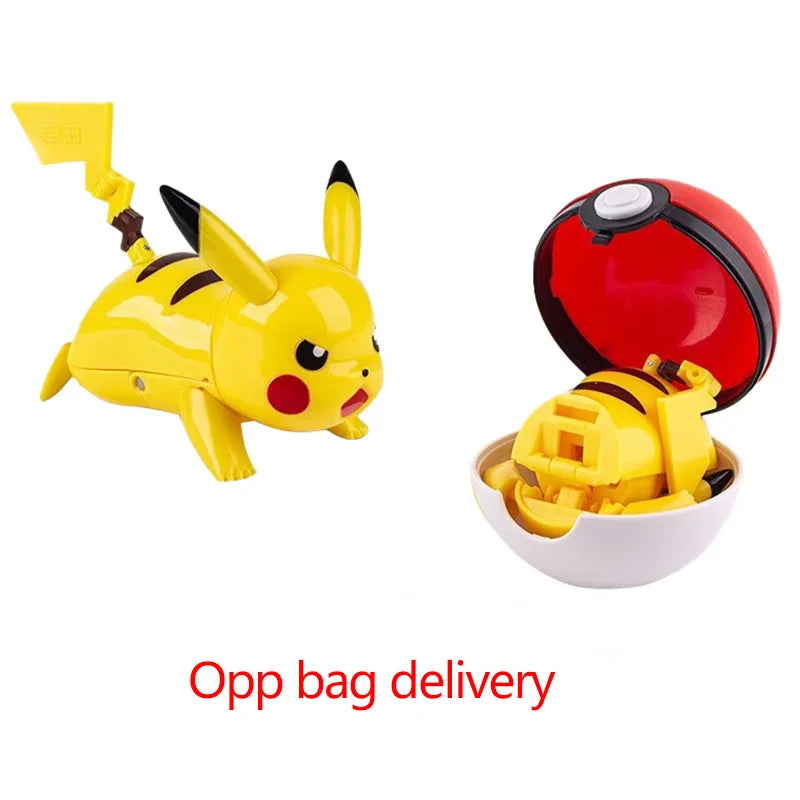 Pokemon Pokeball Figura Palla Pikachu Charizard Mewtwo Mew Eevee Gengar Lapras Blastoise Venusaur Gyarados Giocattolo Educativo Per Bambini