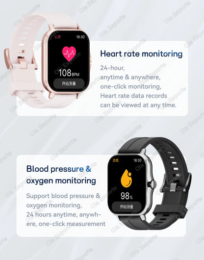 Smartwatch Da 1,83 Pollici Con Touchscreen Completo Per Fitness E Chiamate Bluetooth