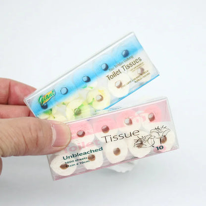 Rotolo Di Carta Igienica In Miniatura Scala 1 12 Per Casa Delle Bambole Accessorio Decorazione Bagno Giocattolo