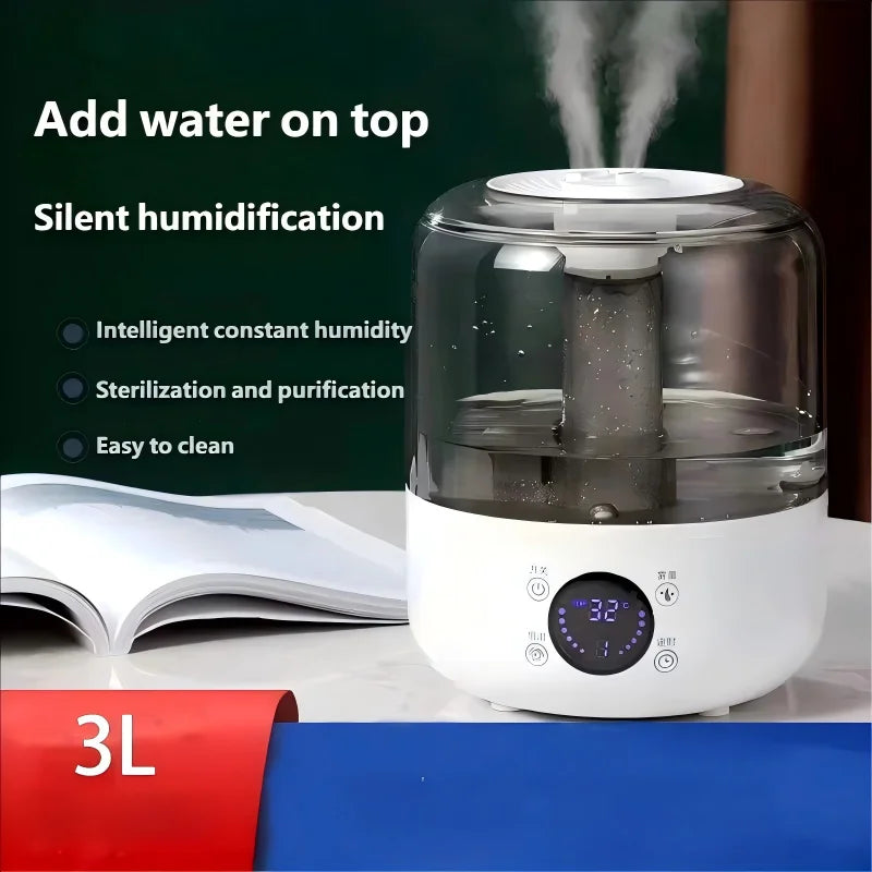 Diffusore Di Aromi Per Piante Silenzioso Umidificatore Da 3 Litri Con Timer Remoto