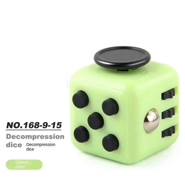 Dadi Di Decompressione Fidget Monocolore Per Sollievo Dallo Stress Rilascio Ansia Adulti E Bambini