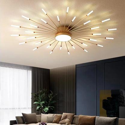 Lampada Da Soffitto Led A Forma Di Fiore Per Soggiorno E Camera Da Letto, Luce Moderna Sala Da Pranzo