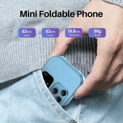 Telefono Cellulare Flip 2G Doppia SIM 1,77 Pollici Batteria 1000 mAh Lettore Video FM Jack Da 3,5 Mm