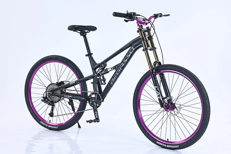 Bicicletta Da Uomo 26 Pollici Con Sospensione Completa Freni A Disco E Telaio In Acciaio Hi Ten