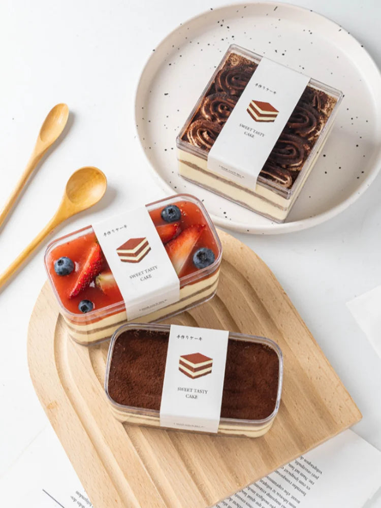 Scatole Trasparenti In PP Con Coperchio Per Conservare Biscotti E Snack Confezioni Per Prodotti Da Forno