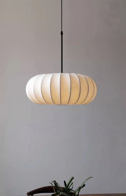 Lampadario Wabi Sabi Giapponese In Seta Bianca Per Ristorante Studio Soggiorno Cucina Moderno