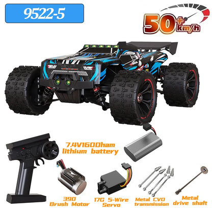 9522PRO 85KM/H Auto RC ad alta velocità Brushless a quattro ruote motrici Off-road Drift 1:16 Auto da corsa professionale 9522 50KM/H Giocattolo per ragazzi