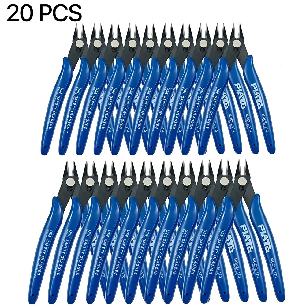 Pinze Diagonali Blu Per Elettronica Modello 170 Taglio Preciso Strumenti Pcb Set Da 1 10 20 Pezzi